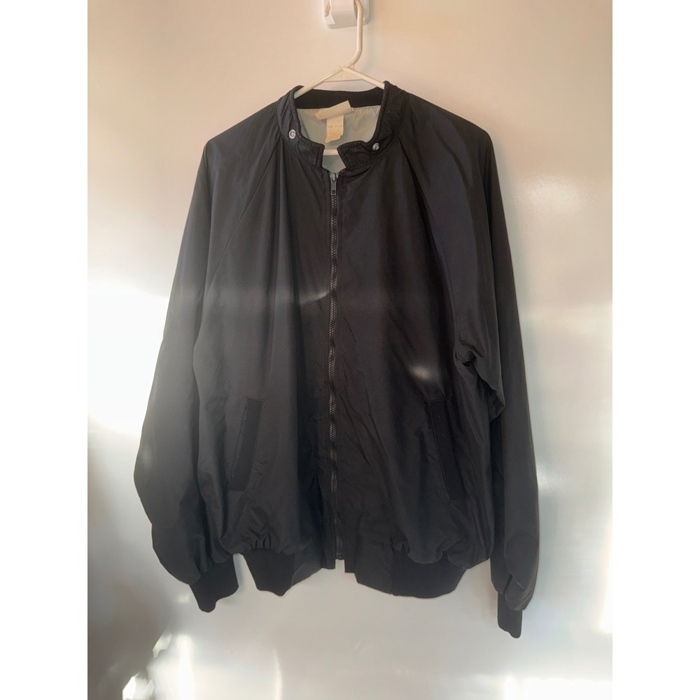 Vintage Hartwell Forrest Chevrolet Like A Rock Jacket Mens XL Black Made in USA
